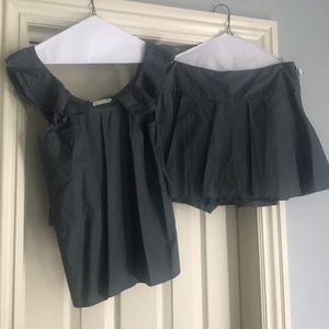 Rebecca Minkoff matching top and skort